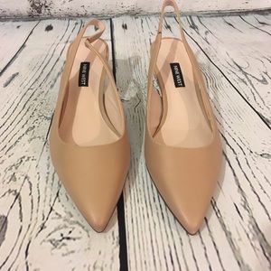 NEW Nine West Felix Kitten-Heel Slingback Pumps